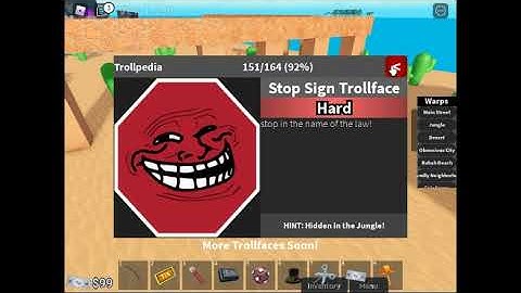 How to get stop sign and bacon troll faces in Find The Trollfaces