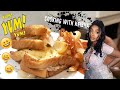 COOKING  CHEESY ANGUS BURGERS WITH KEISHA ( YALL GOTTA SEE THIS )