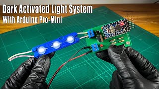 How to make a Dark activated light system with Arduino Pro Mini board #sritu_hobby #arduino #pcb