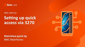 MainView quick tip - Setting up quick access via 3270
