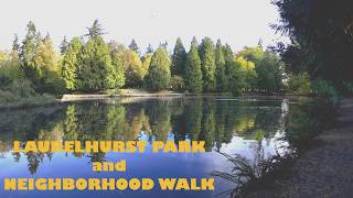 Peaceful Autumn Walk Through Laurelhurst Park and Neighborhood | Portland, Oregon (Natural Sounds)