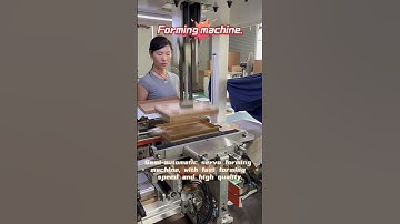 Semi-automatic servo forming machine, with fast forming speed and high quality.