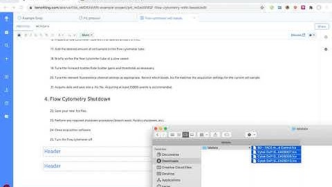 Link large data sets to a lab notebook in Benchling