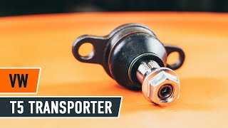 Jak wymienić Przegub prowadzący VW TRANSPORTER V Box (7HA, 7HH, 7EA, 7EH) - przewodnik wideo