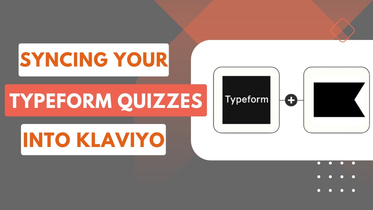 TypeForm Quiz & Klaviyo Set-Up Tutorial - YouTube