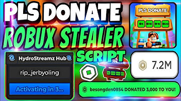 🔥 OP Pls Donate Robux Stealer Script | Working On 2025/mobile | New Update | 100% free to use 