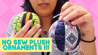 HCPL Arts and Crafts: No Sew, Mock Plush Halloween Pumpkin or Christmas Ornament! - Handmade Holiday