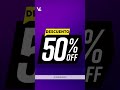 Todavía tienes chance por conseguir tu curso al 50% off sea de idiomas, tecnología o gerencial.