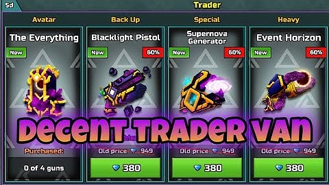 The new trader van is here - Pixel gun 3D