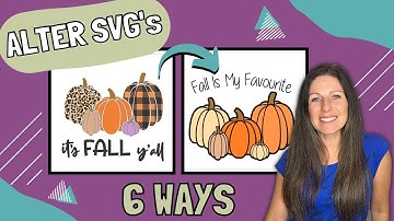 6 Ways To Alter SVG