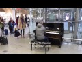 Public Piano St.Pancras Station CarolOfTheBells and ... (read info)