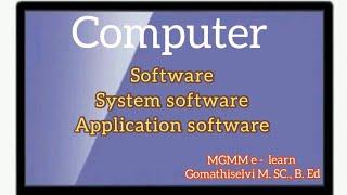 What is software / Types of Software Tamil screenshot 4