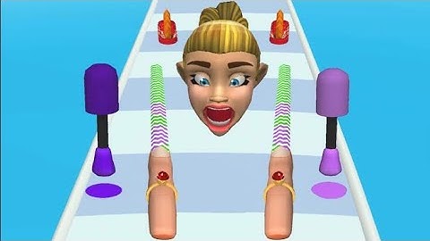 Nail Stack Gameplay 💅 || android ios gameplay _ #nailstack #shorts