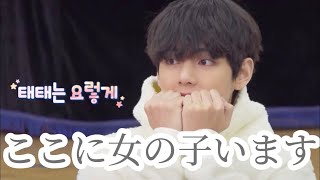 【BTS/日本語字幕】推しの可愛さ爆発しとるんだが？🐯 ＊グクテテ絡みあり🐰🐯＊