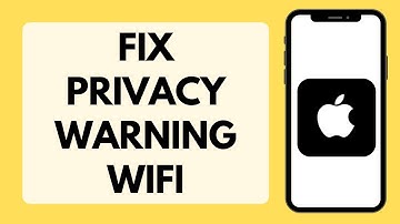 How To Fix Privacy Warning WiFi On iPhone (Full Tutorial)