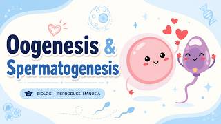 Proses Oogenesis &amp; Spermatogenesis | SISTEM REPRODUKSI MANUSIA - Materi Biologi SMA Kelas XI