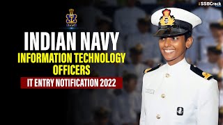 Indian Navy Officer Information Technology IT Entry Notification 2022