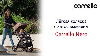 Легкая прогулочная коляска, для круглогодичного использования в городе Carrello Nero