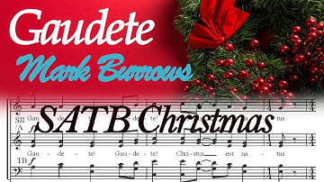 Gaudete by Mark Burrows SATB Sheet Music
