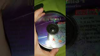 Showcasing my VCD: A Collection Of Best Male Ballads 1 (2000) #shorts
