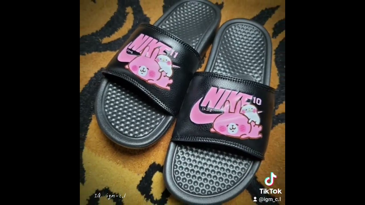 Nike Benassi JDI customized Kanahei