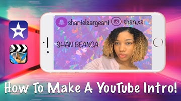 HOW TO: Make A YouTube Intro On An IPhone| Easy YouTube Intro| Step by Step YouTube Intro