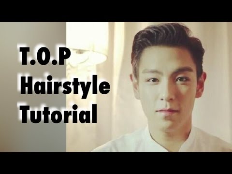 T O P Choi Seung Hyun 최승현 Hairstyle Tutorial Youtube