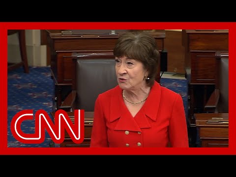 Susan Collins explains why she's voting to acquit Trump