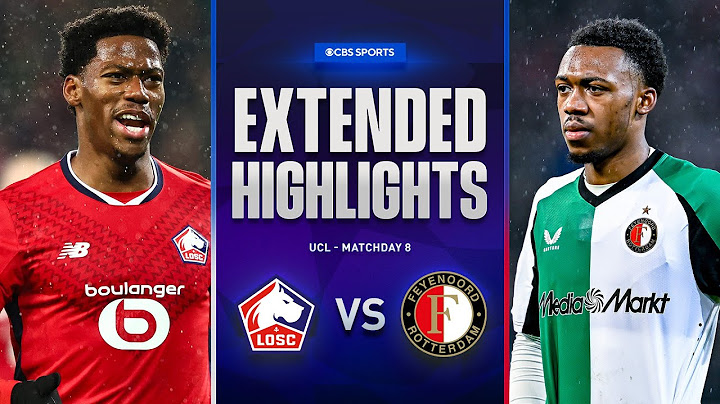 Lille vs. Feyenoord: Extended Highlights | UCL League Phase MD 8 | CBS Sports Golazo
