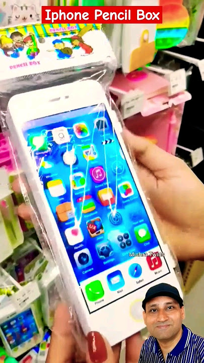 Iphone Plastic Pencil Box ✏️ Phone Shape Pencil Box #pencilbox