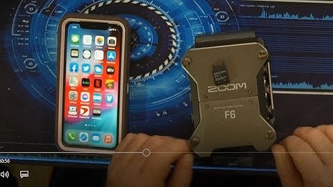 Setting up  the  BTA 1 on the Zoom F6