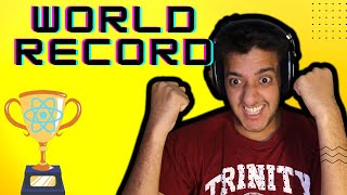 ReactJS Speedrun (World Record) counter using apple pencil + ipad