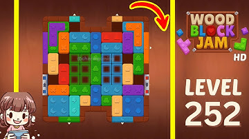 Wood Block Jam Level 252 Solution Walkthrough