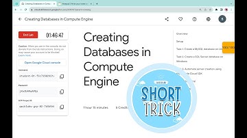 Creating Databases in Compute Engine || #qwiklabs || #googlecourses  ||  [With Explanation🗣️]