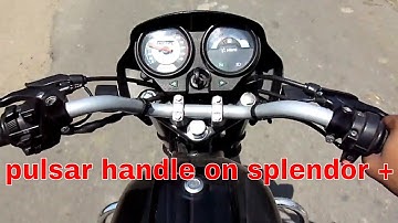 pulsar handle on splendor plus