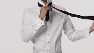 Как завязать галстук - самый простой узел, пошаговая инструкция