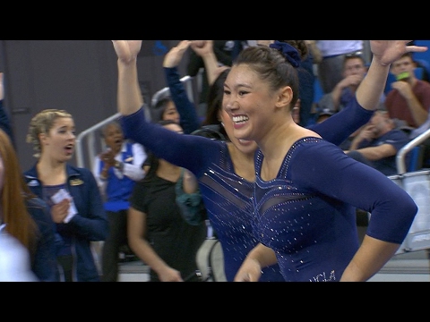 Highlight: UCLA gymnastics' Kyla Ross scores a perfect 10 on beam