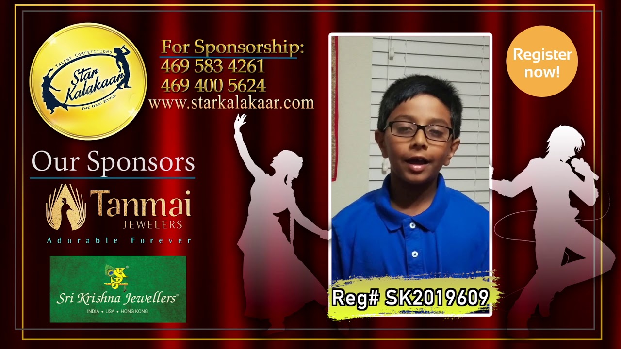 Registration NO - SK2019609 - Introduction Videos StarKalakaar-2019 #SK2019