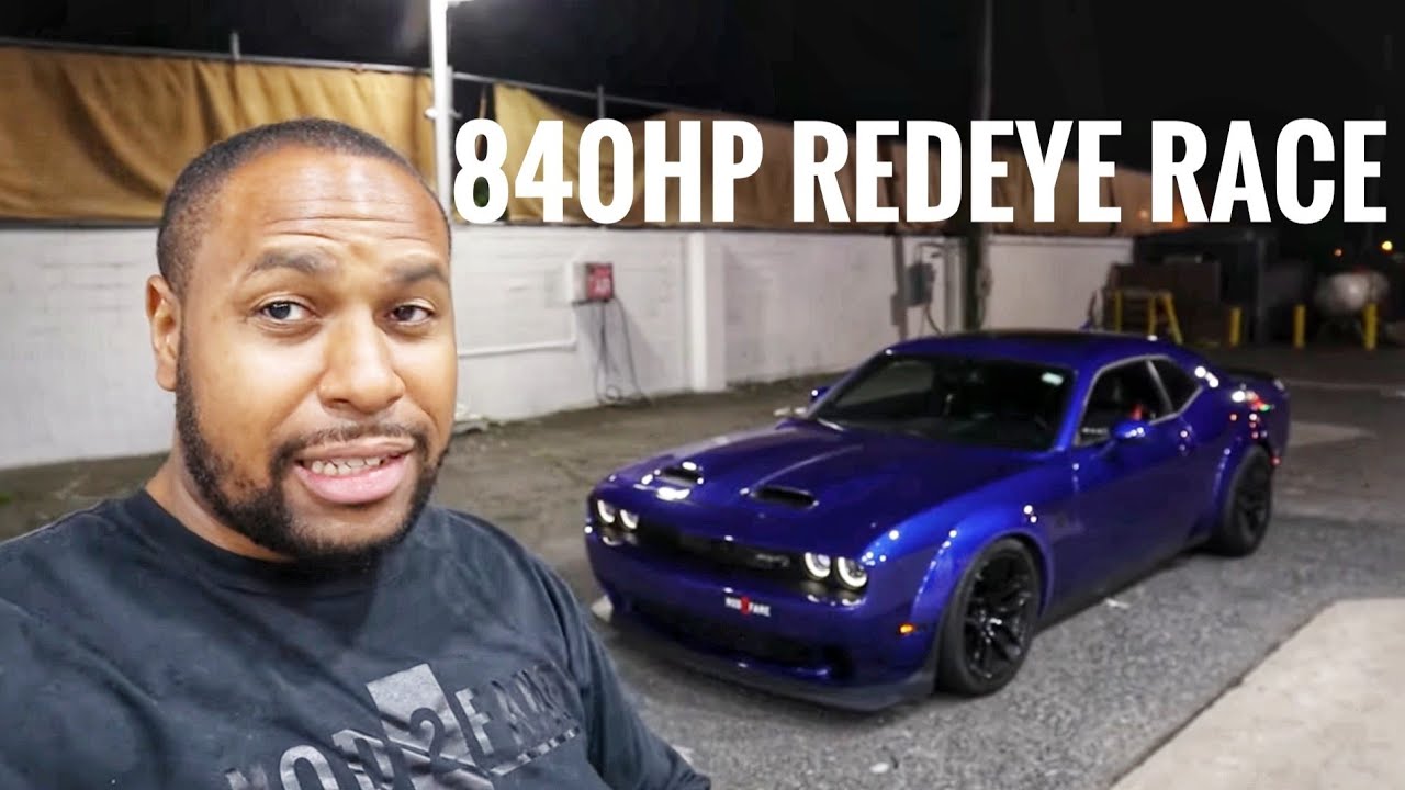 DEMON POSSESSED REDEYE VS Modified Hellcat Charger on the STREETS - YouTube