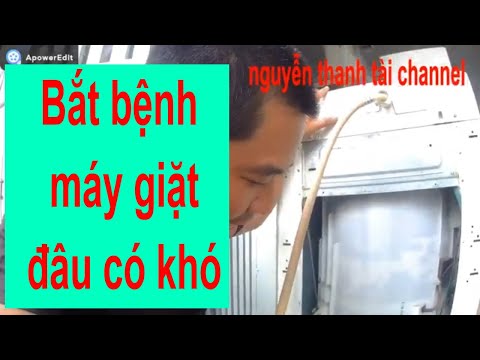 cách chẩn đoán bệnh máy giặt