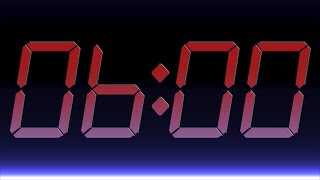 6 MINUTE TIMER 🔔 Gentle Alarm [Full HD]