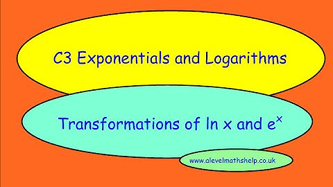 C3 Transformations of e^x and ln x - A2 - alevelmathshelp