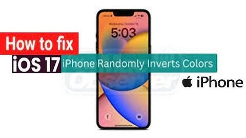 How to fix smart invert keeps turning on itself when phone restarts