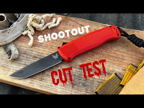 Cut Test: Benchmade Shootout! A Slicey OTF?!?!
