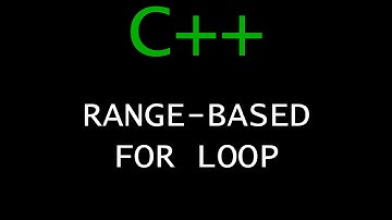 C++ Programming Tutorial 26 - Range-Based For Loop