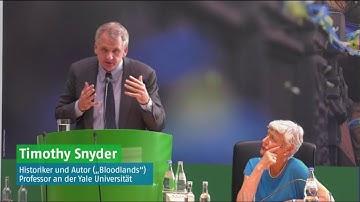 Timothy Snyder on Germany