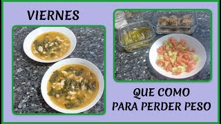 Que Como Para Perder Peso Con Recetas Viernes