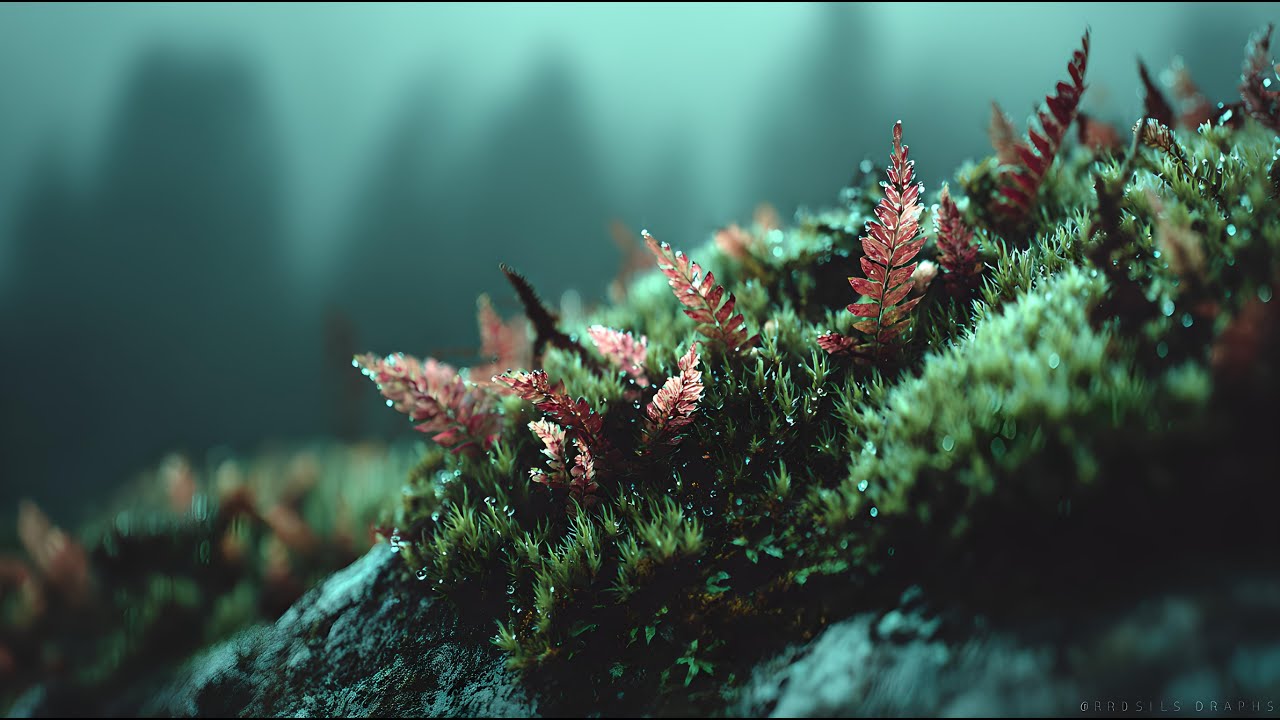 Ferns in the Mist | Nature Ambient Guitar - Serene Forestscape