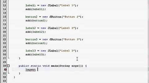 Java GUI Tutorial 10   Gridlayout