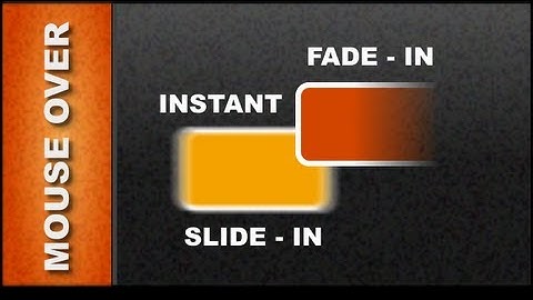 Xara Web Designer 7 Premium - mouse-over state slide in objects, fade-in and instant Lesson 55